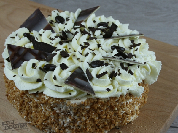 Hazelnoottaart slagroom